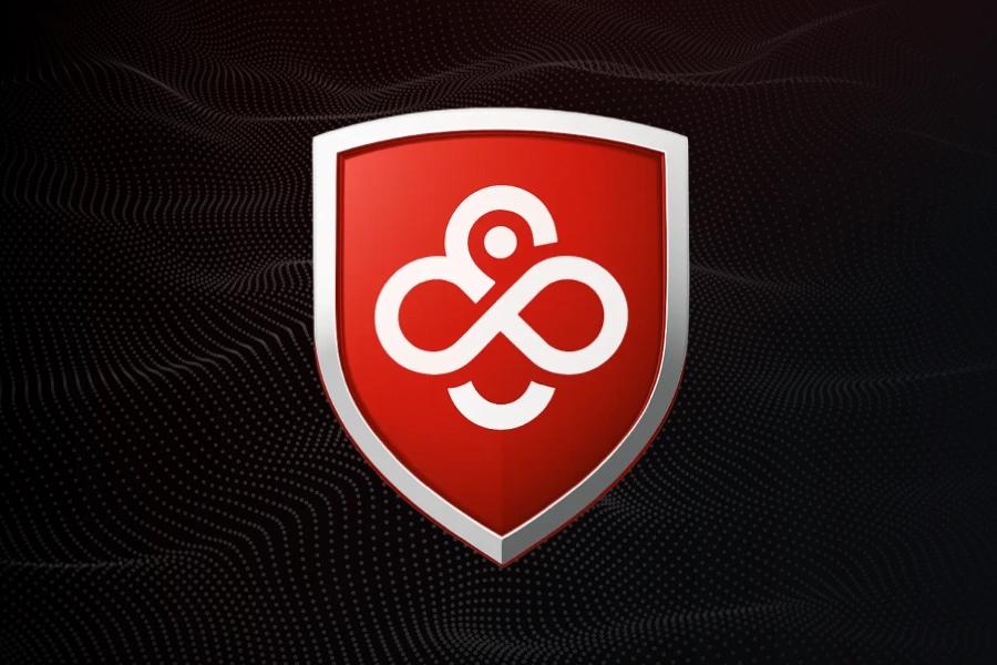 Red protection emblem